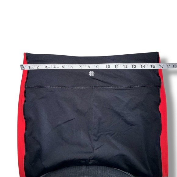 TALBOTS Women’s Performance Interlock Leggings - Colorblock Red/Black/Pink Large - Picture 10 of 10